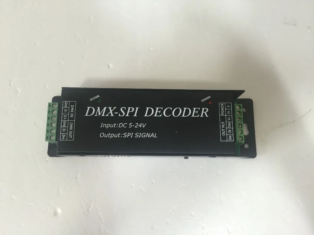 Декодер lpd6803 ws2801 ws2811 ws2812b dmx 512 для цифровой полосы 35 режимов вход постоянного тока
