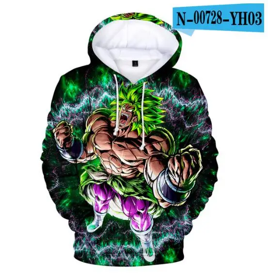 Anime Hoodie Dragon Ball Z Pocket Hooded Sweatshirt Kid Goku 3D Hoodies Pullovers Men Women Long Sleeve Outerwear Poleron Hombre