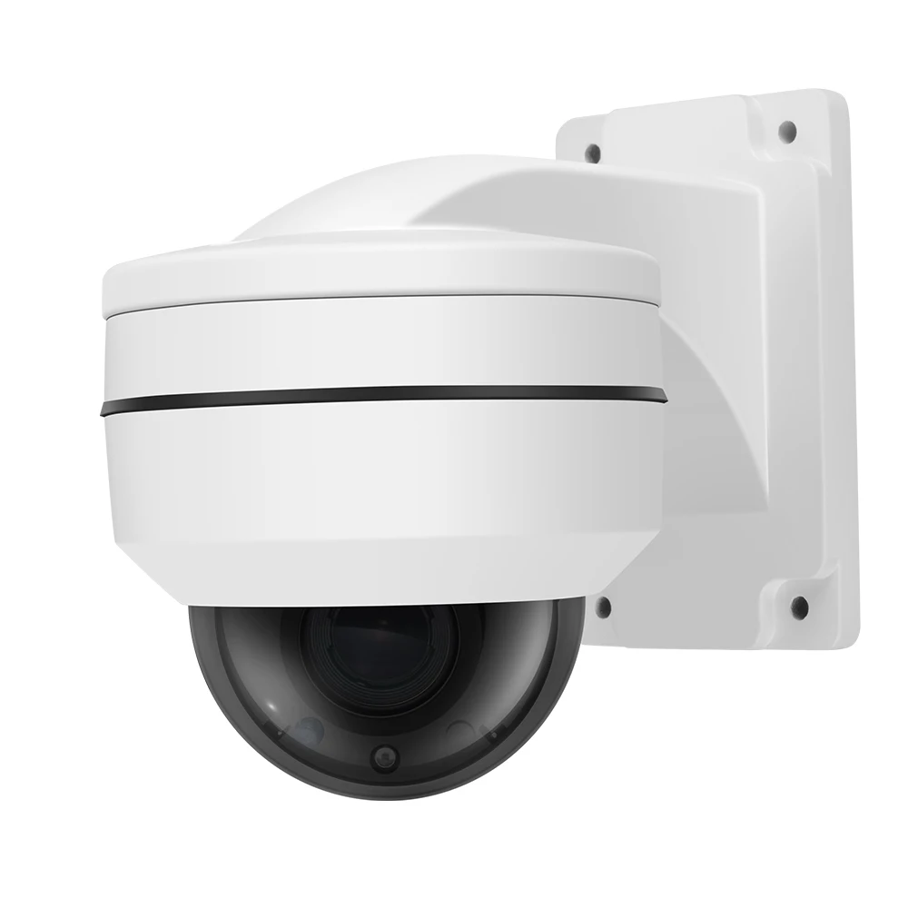H.265 1080P PTZ IP камера 4 кратный зум Мини скоростная купольная металлическая наружная