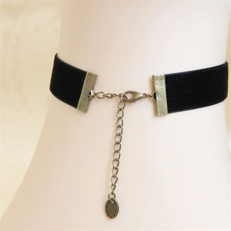 Vintage Sexy punk Choker Collar leather choker cosplay Gothic jewelry women  Wedding necklace Harajuku accessories