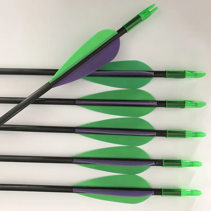 Buy 12Pcs 30" 28'' Fiberglass Arrow ID4.2 OD6mm 2.8