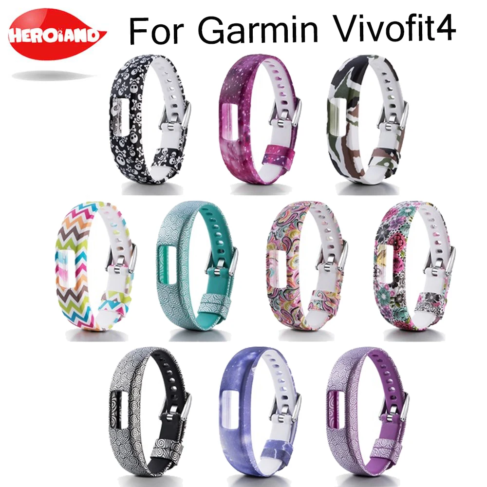 Ремешок для наручных часов Garmin vivofit4 Tracker мягкий силиконовый сменный Браслет GARMIN