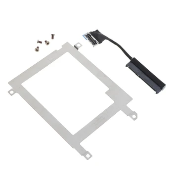 

Hard Disk Drive Caddy Tray Bracket SATA Cable Connector For Dell Latitude E7440