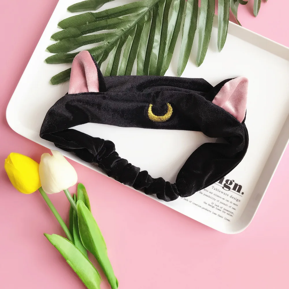 Головная повязка SAILOR MOON Uzumaki Hatake Kakashi Sasuke Uchiha на голову с кошачьими ушками аниме