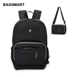 BAGSMART дорожный рюкзак Multifuctional складной рюкзак Водонепроницаемый Для женщин Для мужчин дорожные сумки Повседневное сумка мешок школы