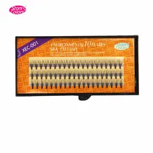 Про естественный C Curl 0,12 мм 8/10/12 мм Черный Индивидуальный Накладные ресницы 3d 6d шелк ресниц дизайн толщиной 10 вспышки