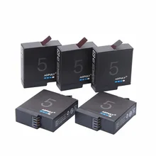 Hot sale 10Pcs/lot 2.0 version GoPro hero 5 battery bateria hero5 Gopro 5 battery for GoPro Go Pro Hero5 HERO 5 Camera AHDBT-501