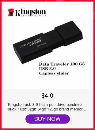 Kingston USB 2,0 мини флеш-накопитель в виде ключа 8 ГБ 16 ГБ 32 ГБ металлический корпус флеш-накопитель память otg Флешка USB флэш-диск DTSE9