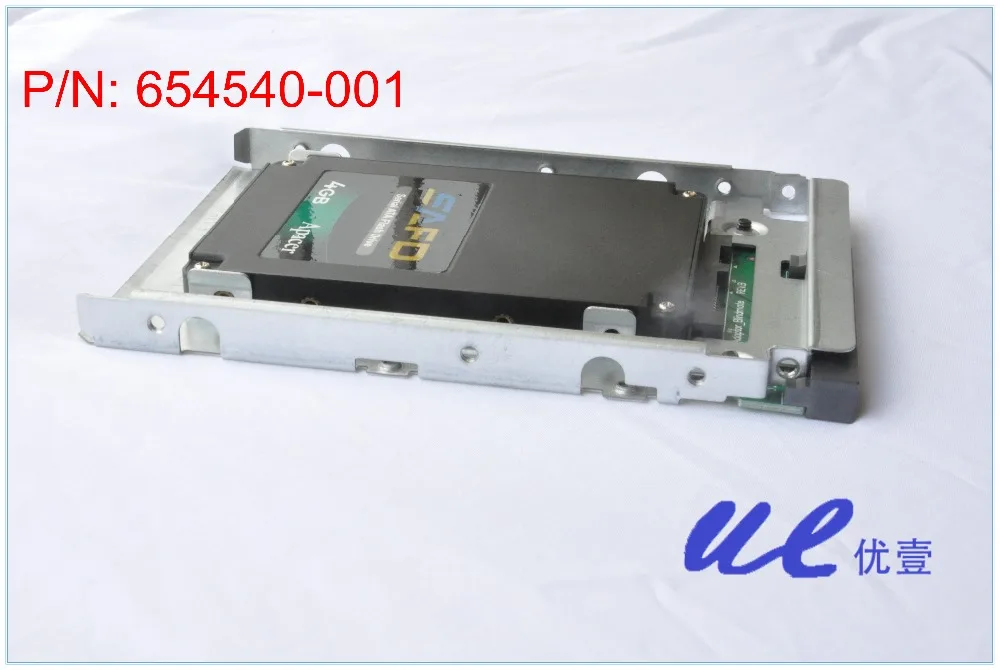 2 упаковки 2," SSD до 3,5" SATA адаптер лоток конвертер SAS HDD кронштейн Caddy hp 654540-001