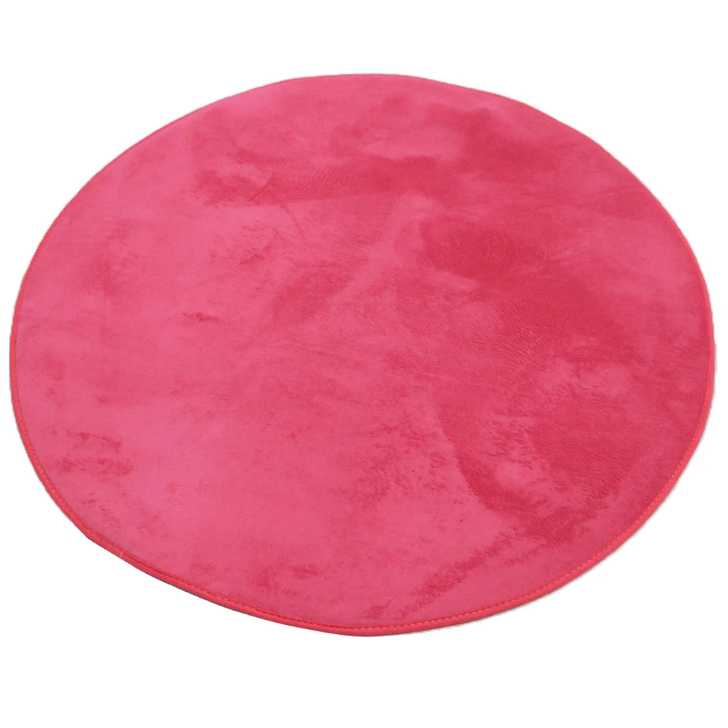 1M/1.2M Soft Coral Fleece Kids Playhouse Tent Carpet Rug Pad Bedroom Cushion Mat Floor Game Activity Toy