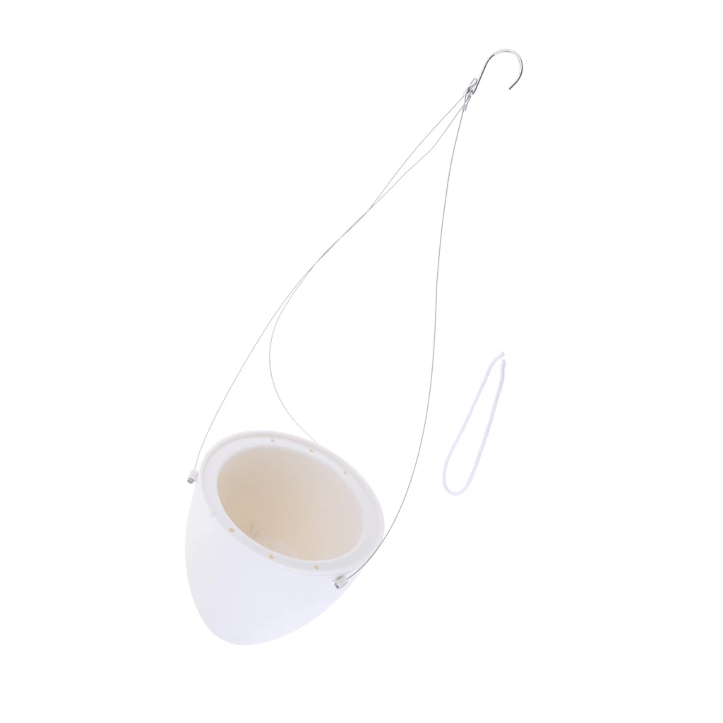 Hanging Plastic Self - Watering Flower Pot Succulent Pot With Chain Hook Flower Pots for Home Furnishing Decoration