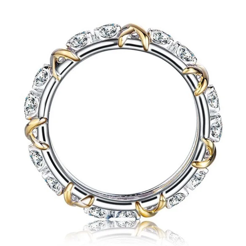 CC бижутерия кольца для женщин модные ювелирные изделия крест круглый кубический цирконий женские кольца Свадебные Кольца Аксессуары CC2018
