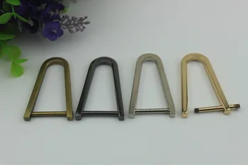 

10pcs/lot Luggage hardware accessories inner diameter of 2CM removable screws D ring buckle / D word buckle