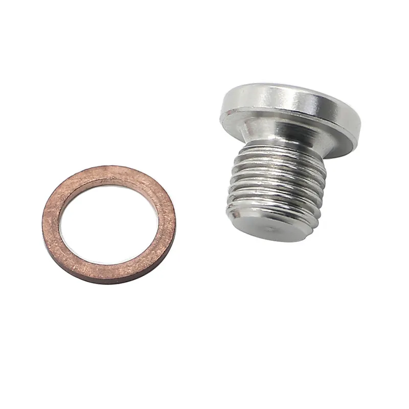 M12 x 1.25mm Oxygen o2 Lambda Sensor blanking Exhaust Plug Stainless Steel Cap Bang motorcycles and cars TK-CGQ144 exhaust assembly