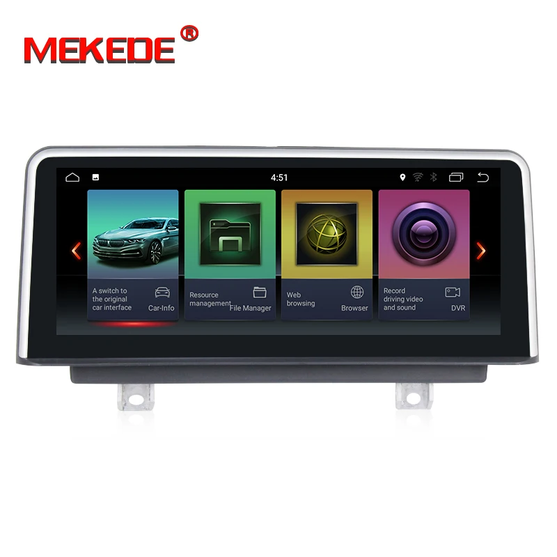 Discount IPS ID7 screen car dvd android 7.1 car navigation GPS NAVI DVD player for F30/F31/F34/F20/F21/F32/F33/F36  with MIC system 0