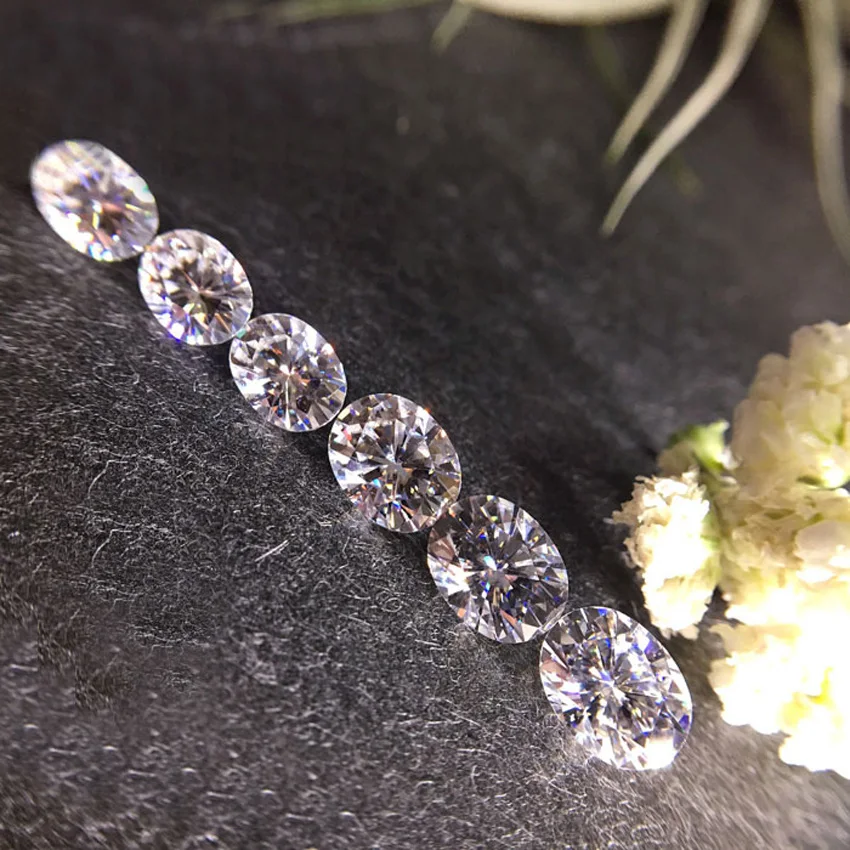 Сертифицированный 3CT эффект VVS DEF овальная огранка бесцветный Чарльз колвард Forever