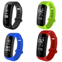 Умный браслет 24 часа в режиме реального времени пульсометр Водонепроницаемый Шагомер монитор смарт-браслет для Android iOS умный Браслет