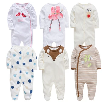 

New Brand Cotton Baby Rompers Long Sleeves Newborn Infant Clothing Toddler Fashion Boys and Girls Baby Costume