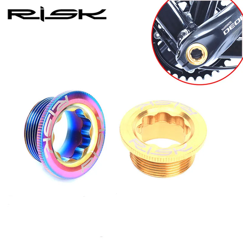 RISK M20X8mm Нижний Кронштейн бензопилы BB Cranks крышка чашки Arm болт/резьба Титан Ti Crankset крепежный болт винт