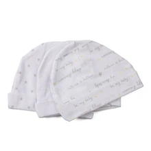 Kiddiezoom, детские шапки для мальчиков, унисекс, хлопок, 0-3 месяца, 4-6 месяцев, детские шапки и кепки, детские шапки, 3 упаковки, 0-3 месяца