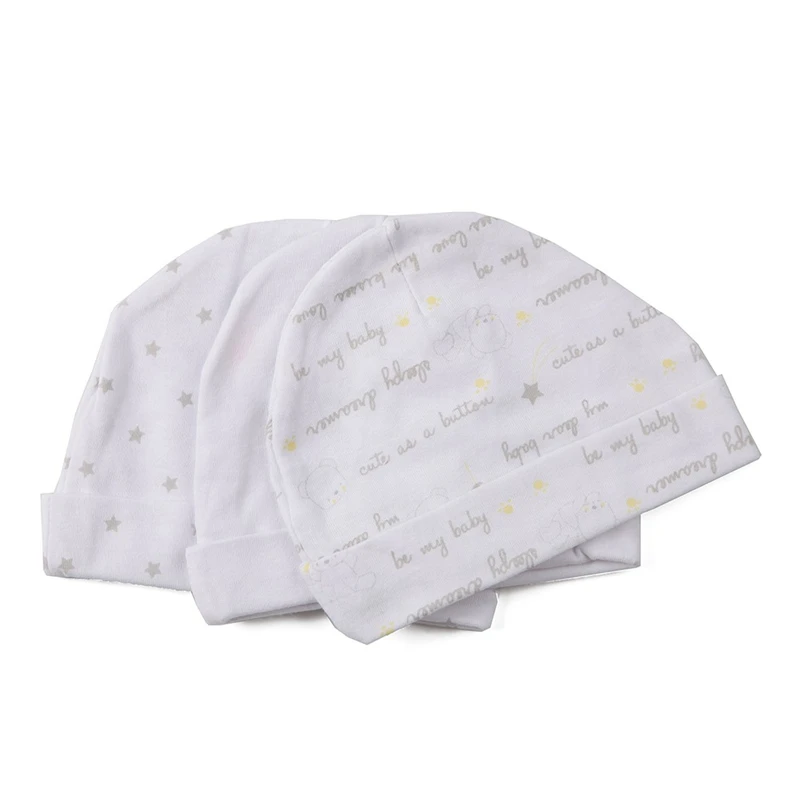 Baby Boy Caps Character Unisex Cotton 0-3 Months 4-6 Fitted Hats &amp infant 3 Pack | Детская одежда и обувь