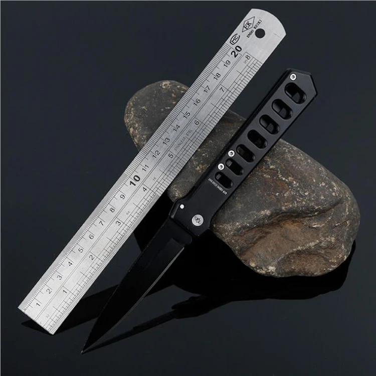 Черный нож наружные портативные походные ножи многофункциональные охотничьи подарочные инструменты высокого качества и по низкой цене