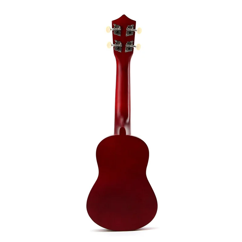 ABGZ-21 дюймов сопрано Гавайские гитары укулеле 4 струны Гавайская гитара Уке+ струна+ выбор для начинающих ребенок подарок(красный коричневый) липа инструмент