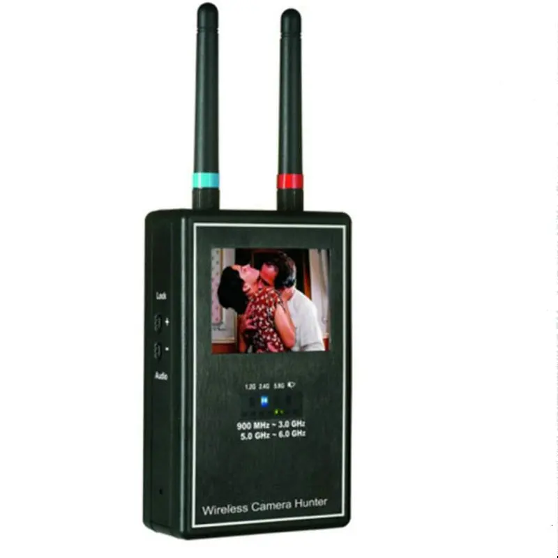 Полная Полоса 1,2 ГГц-2,4 ГГц-5,8 ГГц беспроводная камера охотник/Беспроводная камера уборочная машина/Скрытая камера детектор