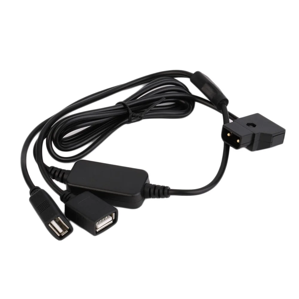 3Pcs Power Cords Extension Cords P Tap D Tap PowerTap 14 8v Battery to Two Female