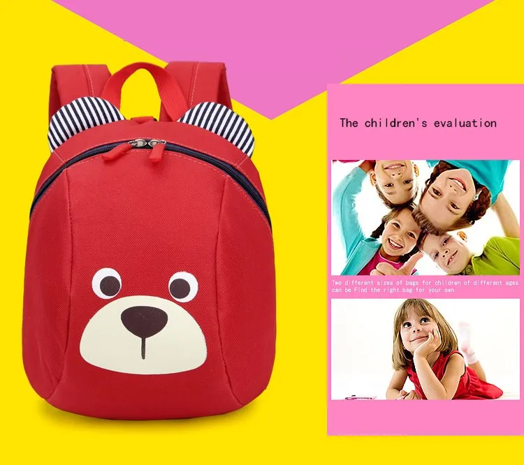 Aged 1-3 Toddler backpack Anti-lost kids baby bag cute animal dog children backpacks kindergarten school bag mochila escolar 5