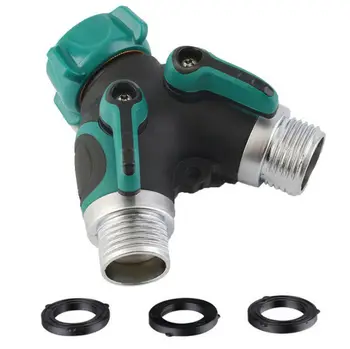 

3/4 Inches Garden Hose Connector Faucet 2 Way Y Hose Connector Hose Splitter
