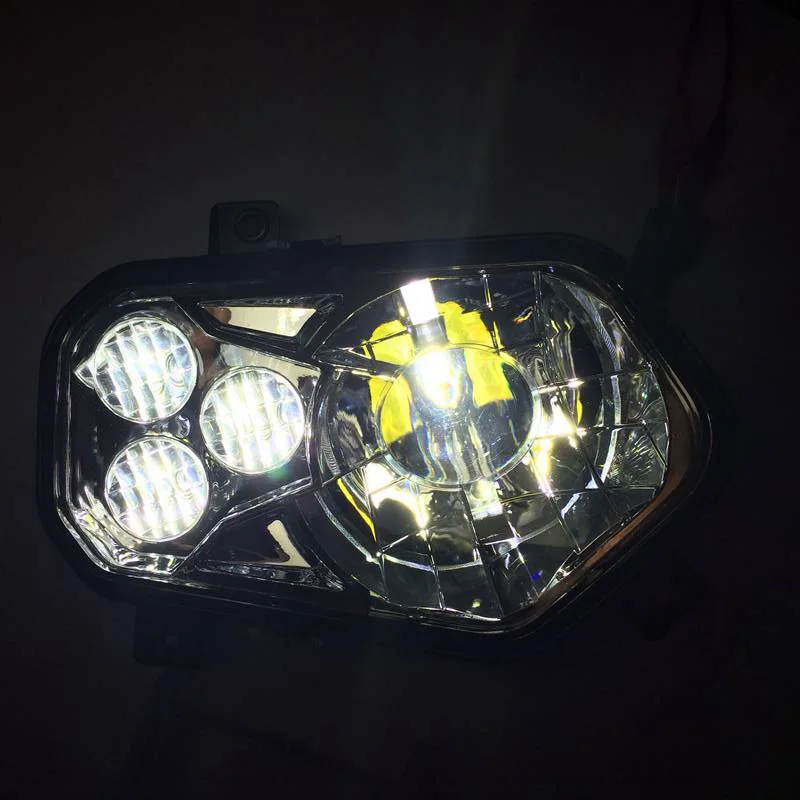 New Product Polaris ATV LED Headlight Kit For 2012-2013 Polaris RZR S Side X Sides and 2012-2013 Sportsman RZR 800 900 570