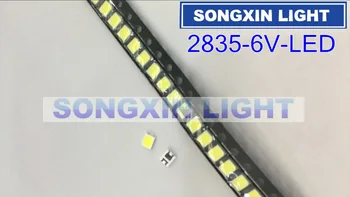 

100PCS HONGLI TRONIC LED Backlight 1210 3528 2835 1W 6V 111LM Cool white LCD Backlight for TV TV Application