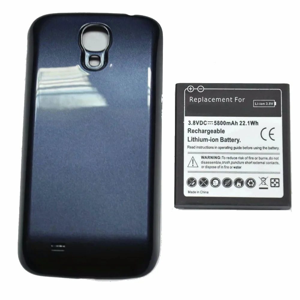 1x5800 мач B600BC Расширенный аккумулятор + задняя крышка для Samsung Galaxy S4 SIV i9500 L720 R970 M919
