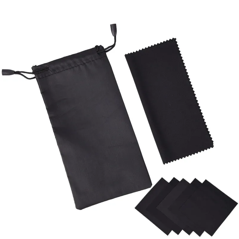 

1Set Soft Glasses Pouch Cleaning Cloth Sunglasses Eyeglasses Cloth Pouch Bag