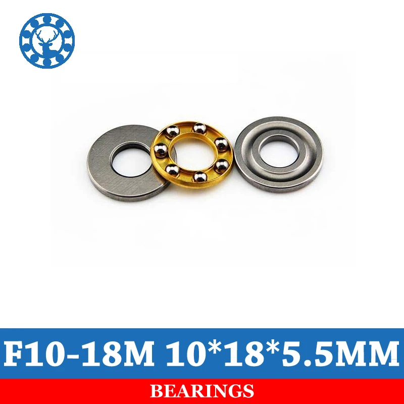 Produktbild von 4x Drucklager F10-18M – 10x18x5,5 Mm, GCr15 Stahl, Axiales Rillenkugellager, Für RC Car & Drohnen