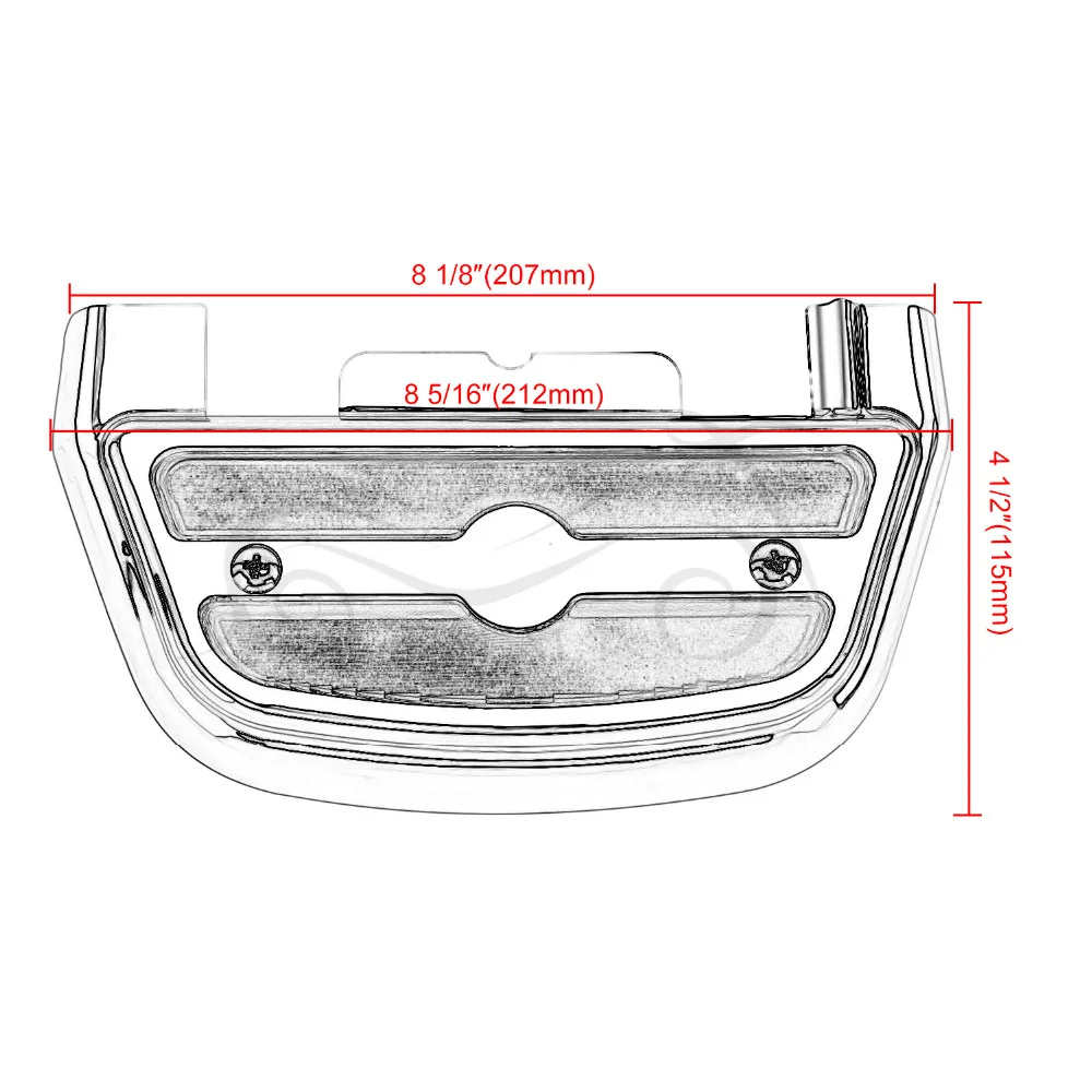 Мотоцикл светодиодный свет пассажирский подножка Подножка для Харли Электра Glide Road King прогулочный трёхколёсный мотоцикл Softail