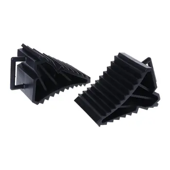 

2 Pcs Antislip Vehicle Car Truck Wheel Tire Chock Stop Block Black M77
