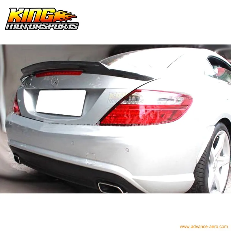 Подходит для 2011-2013 Mercedes Benz SLK класса R172 V спойлер-дактейл углеродного волокна CF