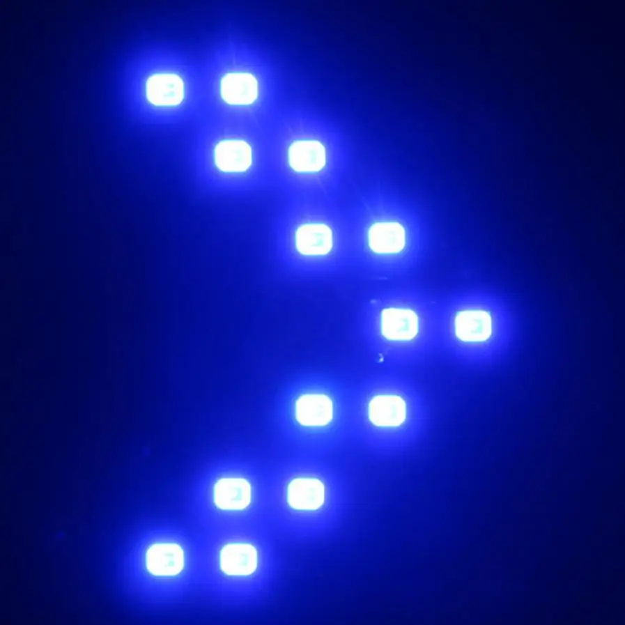 1/2 шт. 14 SMD светодиодный индикатор со стрелкой зеркало заднего вида Автомобильный
