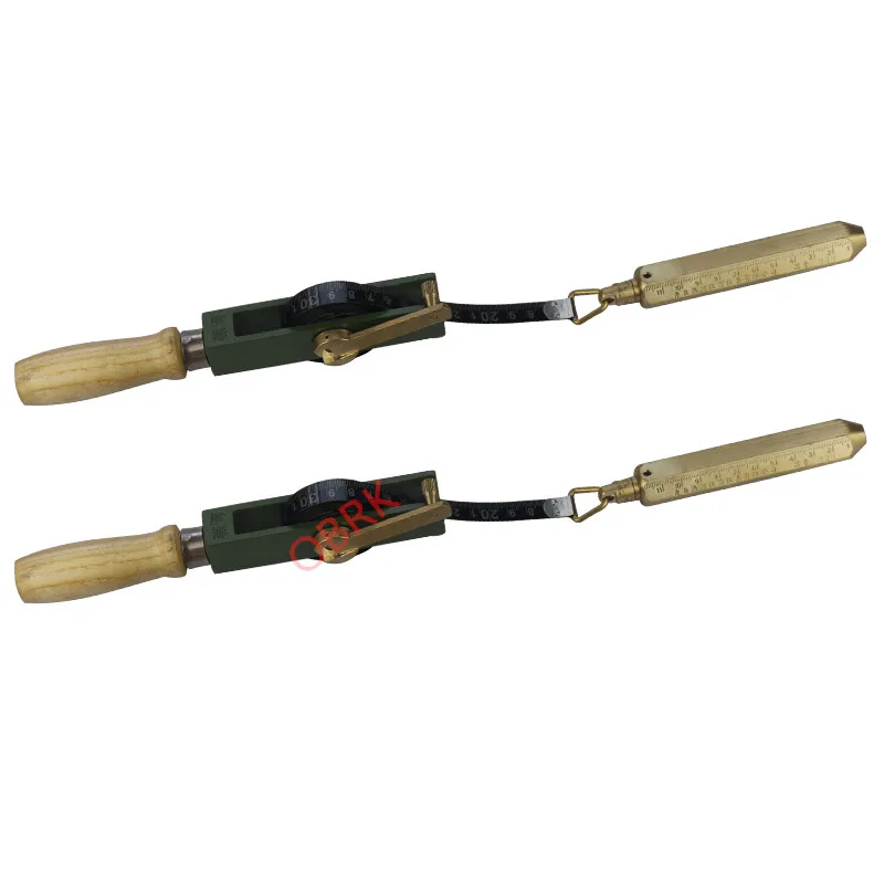 Koop 10 M Brandstof Meten Apparaat Olie Tank Gauging Tapes Met Messing Afgestudeerd Plumb Bobs