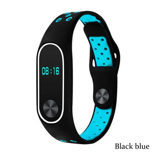 Силиконовые браслеты для Xiaomi mi Band 2 Fresh looks ремешок mi band 2 браслет сменный спортивный ремешок аксессуары - Цвет: 10