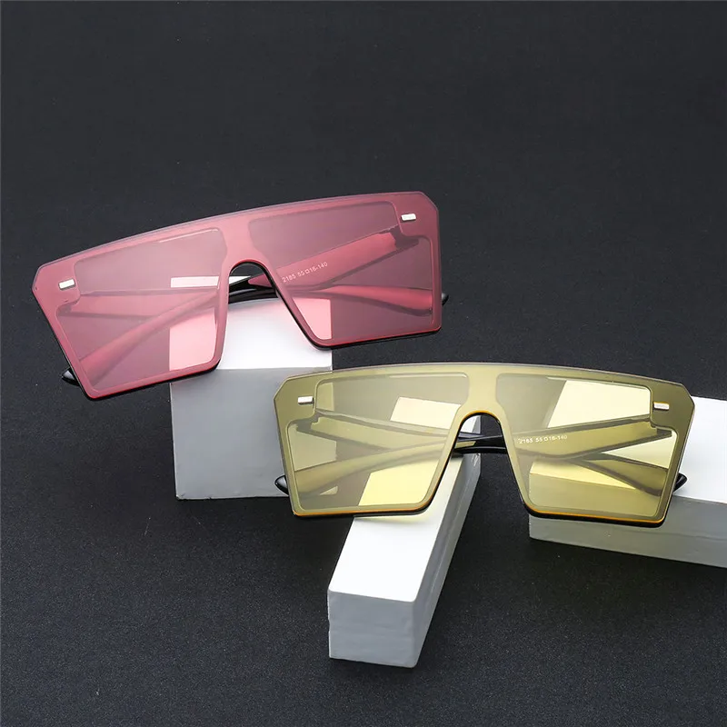 2-TOYEARN-2019-New-Fashion-Oversize-Rimless-Square-Sunglasses-Women-Vintage-Flat-Top-Integrated-Gradient-Sun-Glasses