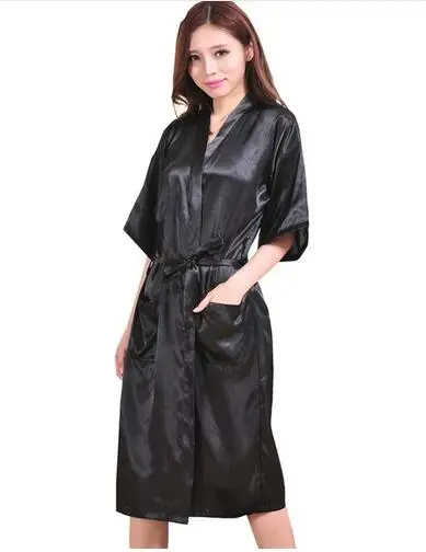 Women Silk Satin Long Wedding Bride Bridesmaid Robe Kimono Robe Feminino Bath Large Size XXXL Peignoir Femme Sexy Bathrobe women sleepwear bride robes silk robe