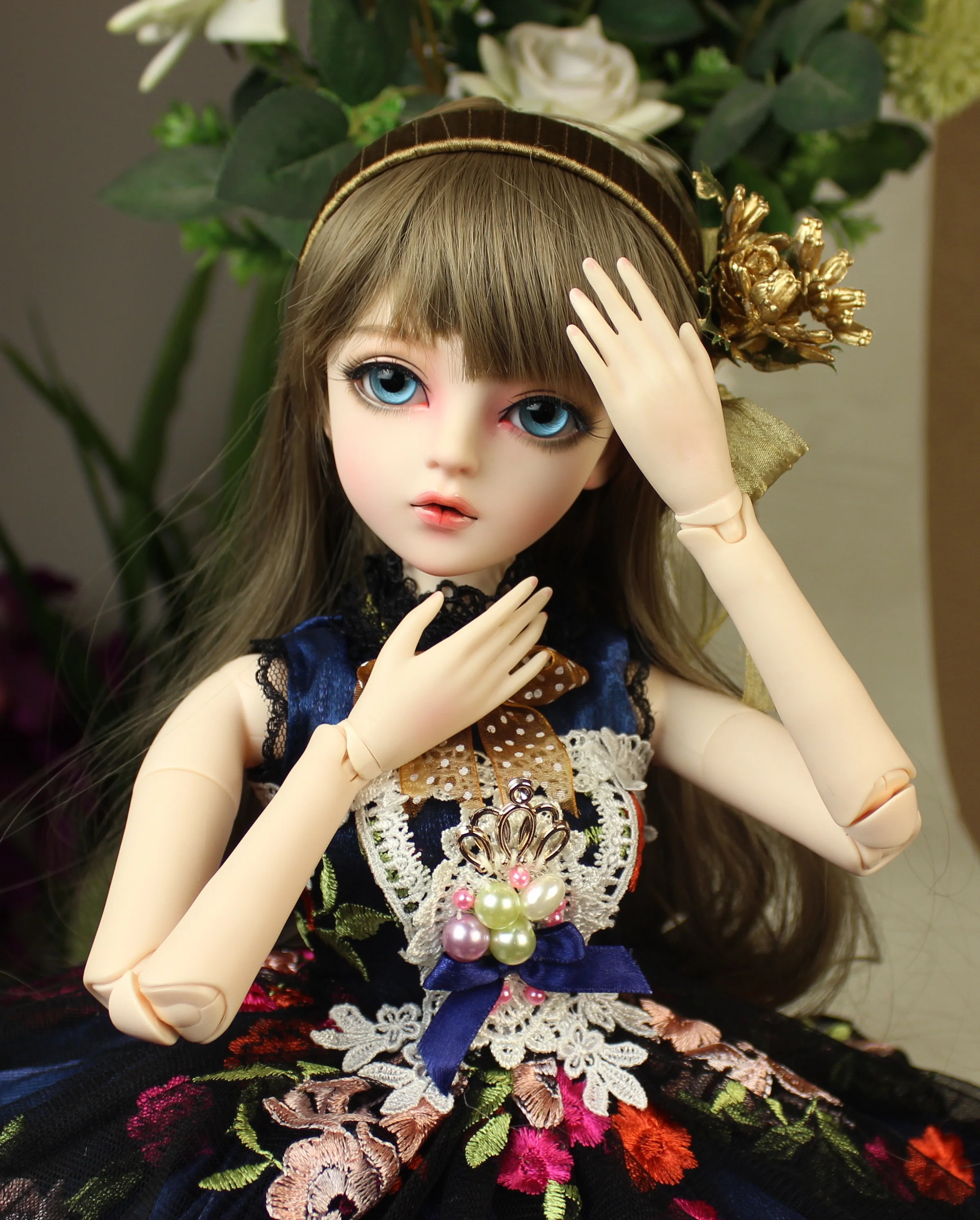 Presentes para a Menina Pintados à Mão Boneca com Roupas Bola Articulada Boneca Maquiagem Fullset Lolita Princesa Maud Bjd 1 - 3 13 Bjd 1 3 bola articulada boneca presentes