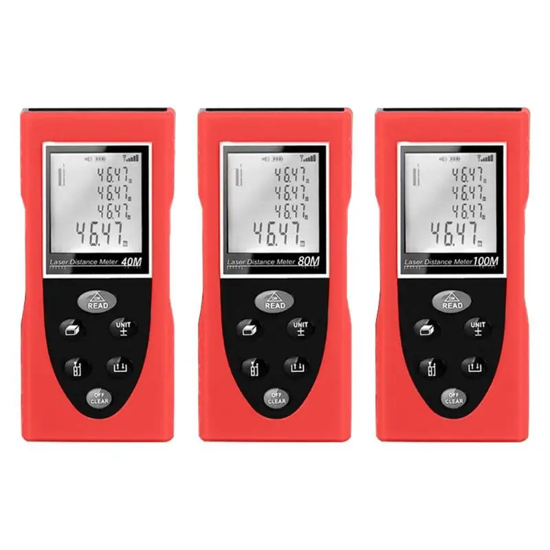 40M 80m 100m Laser Rangefinder Digital Laser DistaHigh Precision Infrared Electronic Rangefinder Handheld Laser Range Finder 40M 80m 100m Laser Rangefinder Digital Laser DistaHigh Precision Infrared Electronic Rangefinder Handheld Laser Range Finder