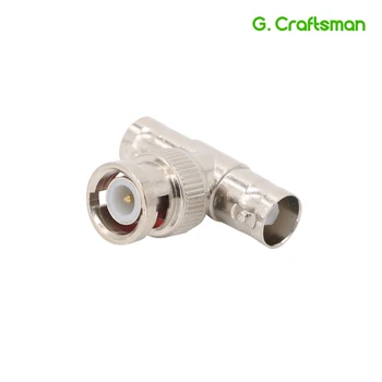 

Clearance Sale!!! Male To Dual/2 Female T-Splitter BNC Connectors Adapter For Camera CCTV System Surveillance RG59 B03