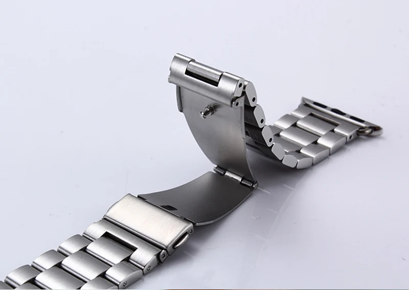 Ремешок из нержавеющей стали для Apple Watch 44 мм 40 мм 38 мм 42 мм металлический браслет ремешок для IWatch Series 1 2 3 4 ремешок для часов