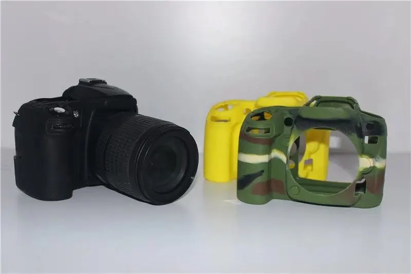 SoftSiliconeCaseCameraProtectiveBodyBagFornikonD90Rubber