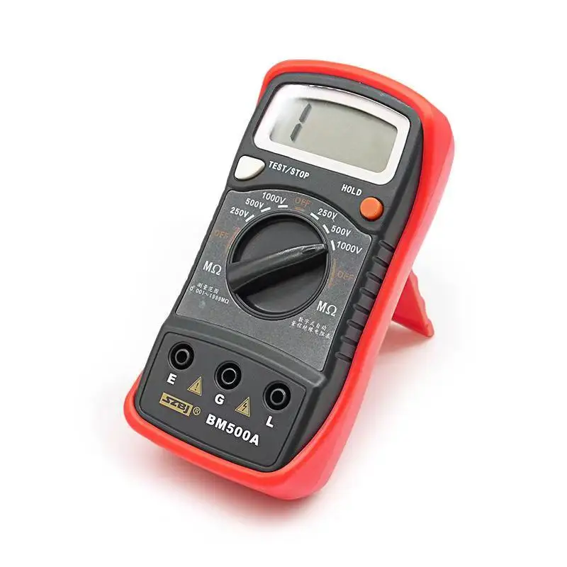 Najtaniej Direct deal 1000V BM500A 1999M izolacja cyfrowa tester rezystancji miernik megaomomierz Megger # D6309 #